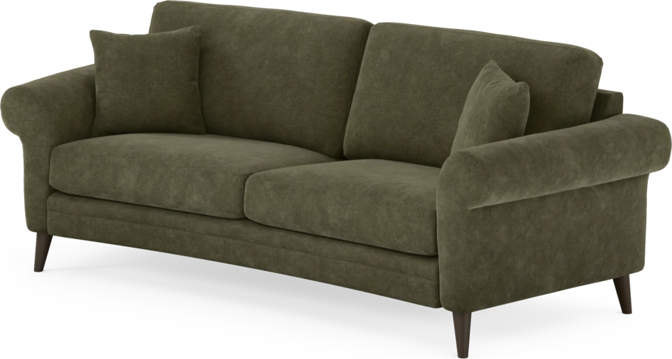 Eden - 2,5-sits soffa svängd - Grön