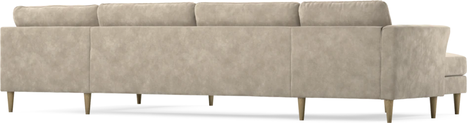 Bridge - 3-sits soffa med schäslong vänster och divan höger - Beige