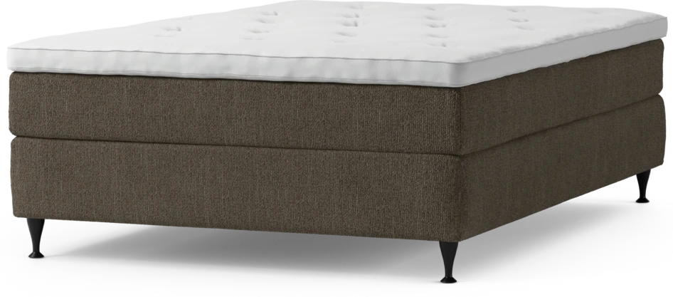 Delux Sense - Kontinentalsäng, enkelsäng 140 cm med bäddmadrass och sängben