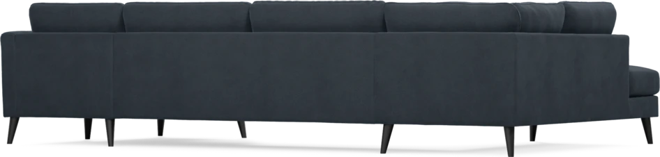Bridge - 3-sits soffa med divan vänster och schäslong höger - Blå
