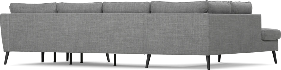 County - 3-sits soffa med divan vänster och schäslong höger - Grå