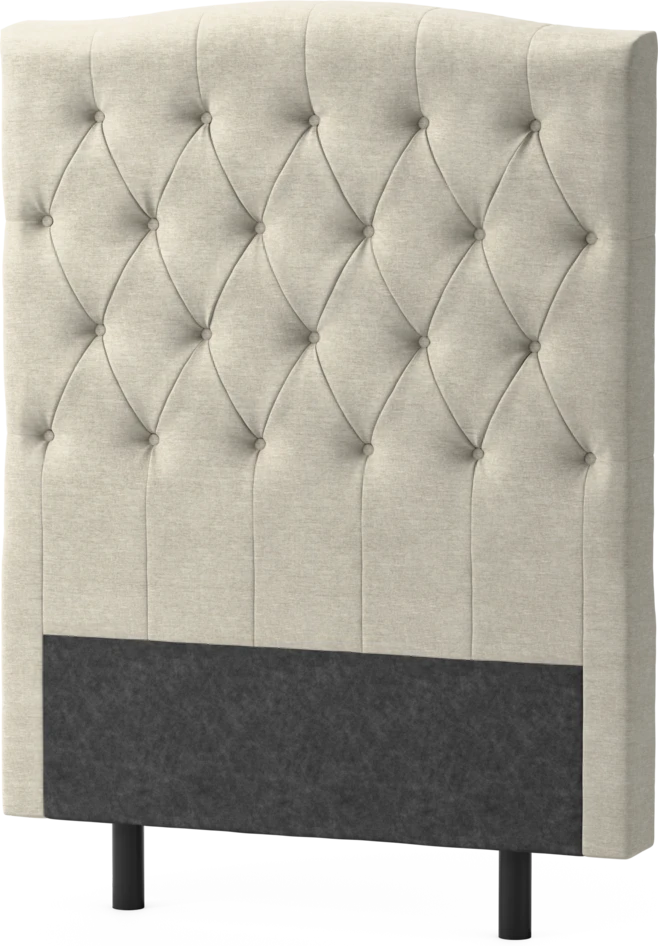 Delux Välvd - Sänggavel, 90-210 cm - Beige
