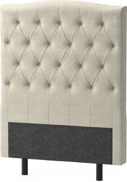 Delux Välvd - Sänggavel, 90-210 cm - Beige