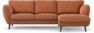 Madison - 2-sits soffa med schäslong höger - Orange