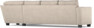 Friday - Hörnsoffa, 3+2-sits - Beige