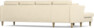 Eden - 3-sits soffa med schäslong - Beige