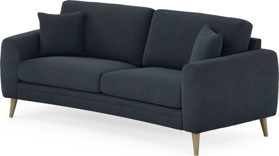 Eden - 2,5-sits soffa svängd - Blå