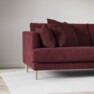 Harper - 3-sits soffa, hel dyna - Rosa