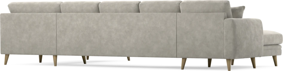 Eden - 3-sits soffa med schäslong vänster och divan höger - Grå