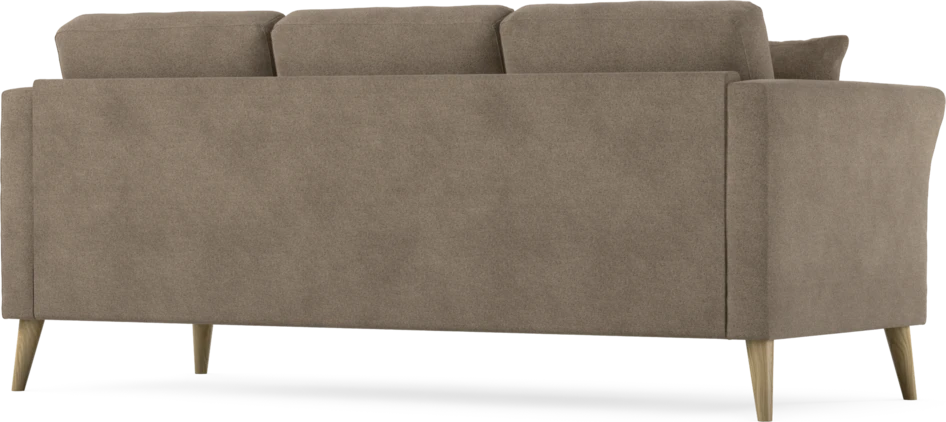 Eden - 3-sits soffa - Brun