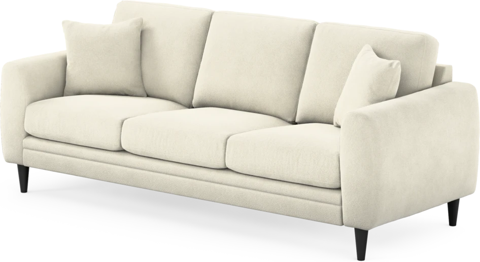 Eden - 3-sits soffa - Vit
