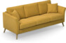 Eden - 3-sits soffa - Gul