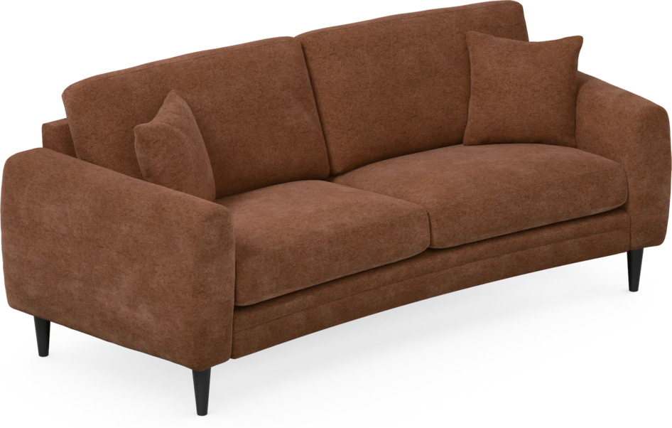 Eden - 2,5-sits soffa svängd - Orange