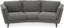 Madison - 3-sits soffa svängd, 70 cm - Brun