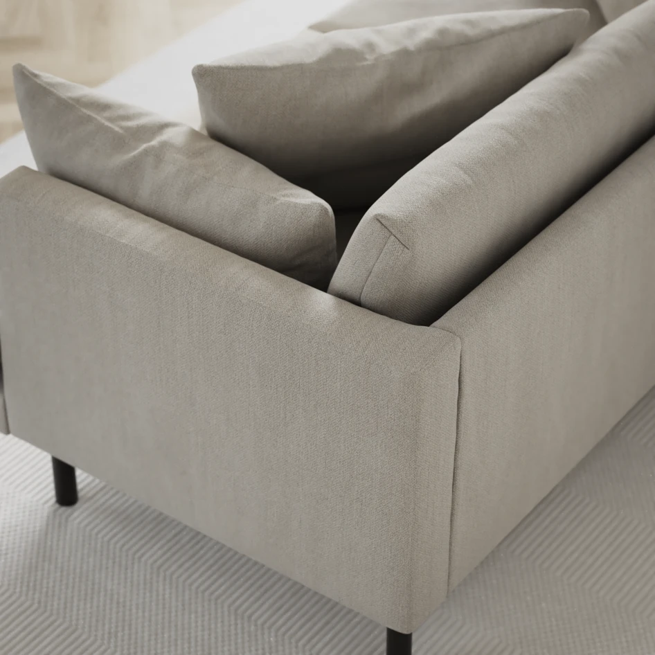 Harper - 3-sits soffa med divan höger - Beige