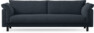 Cherrie - 4-sits soffa, hel dyna, fast klädsel - Blå