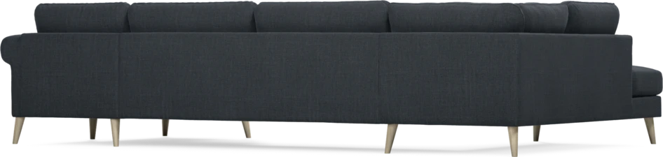 Bridge - 3-sits soffa med divan vänster och schäslong höger - Blå