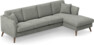 Eden - 3-sits soffa med schäslong - Grå