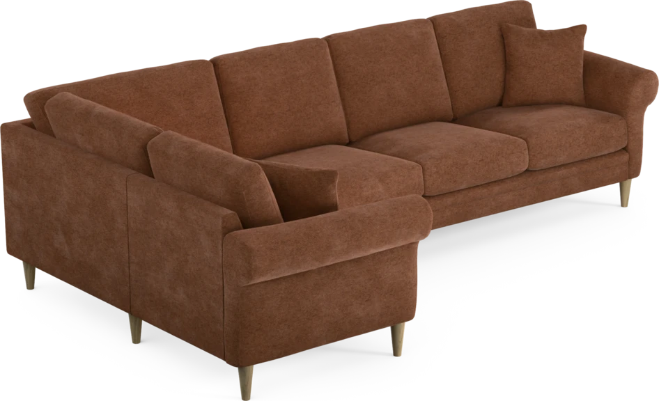 Eden - Hörnsoffa, 1+3-sits - Orange