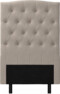 Delux Välvd - Sänggavel, 90-210 cm - Beige