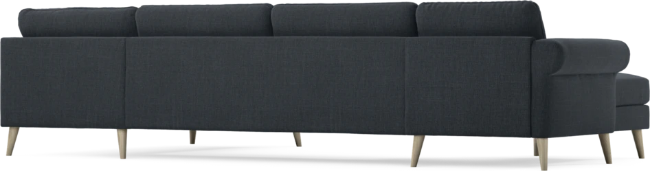 Bridge - 3-sits soffa med schäslong vänster och divan höger - Blå
