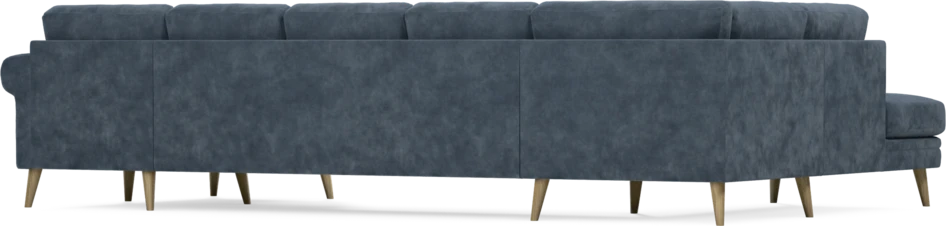 Eden - 3-sits soffa med divan vänster och schäslong höger - Blå