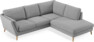 Madison Lux - 2-sits soffa med divan höger - Grå