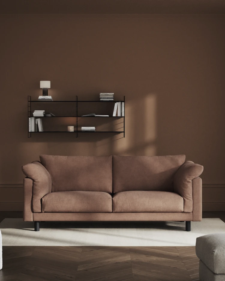 Cherrie - 2,5-sits soffa, fast klädsel - inspiration