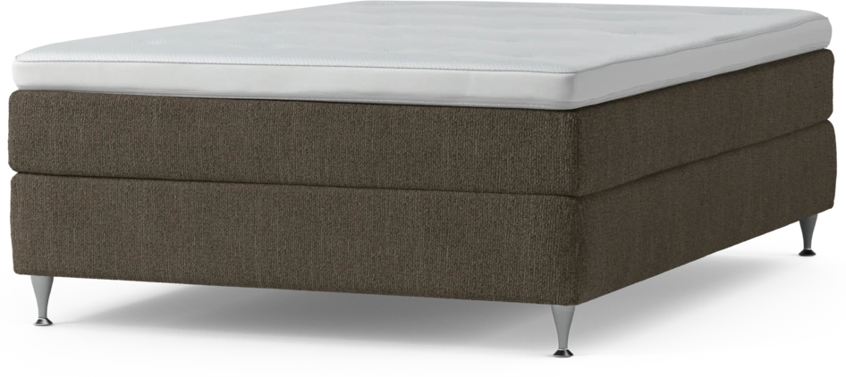 Delux Sense - Kontinentalsäng, enkelsäng 140 cm med bäddmadrass och sängben