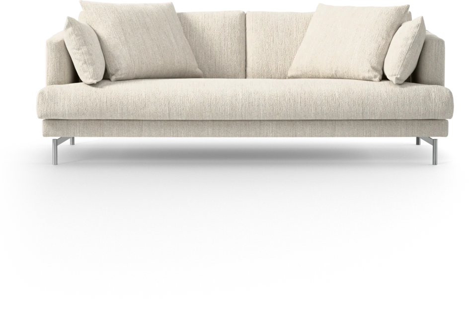 Harper - 3-sits soffa, hel dyna - Vit