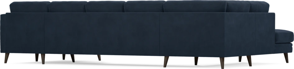 Eden - 3-sits soffa med divan vänster och schäslong höger - Blå