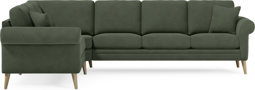 Eden - Hörnsoffa, 2+3-sits - Grön