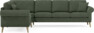 Eden - Hörnsoffa, 2+3-sits - Grön