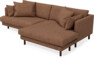 Harper - 4-sits med schäslong XL höger - Orange