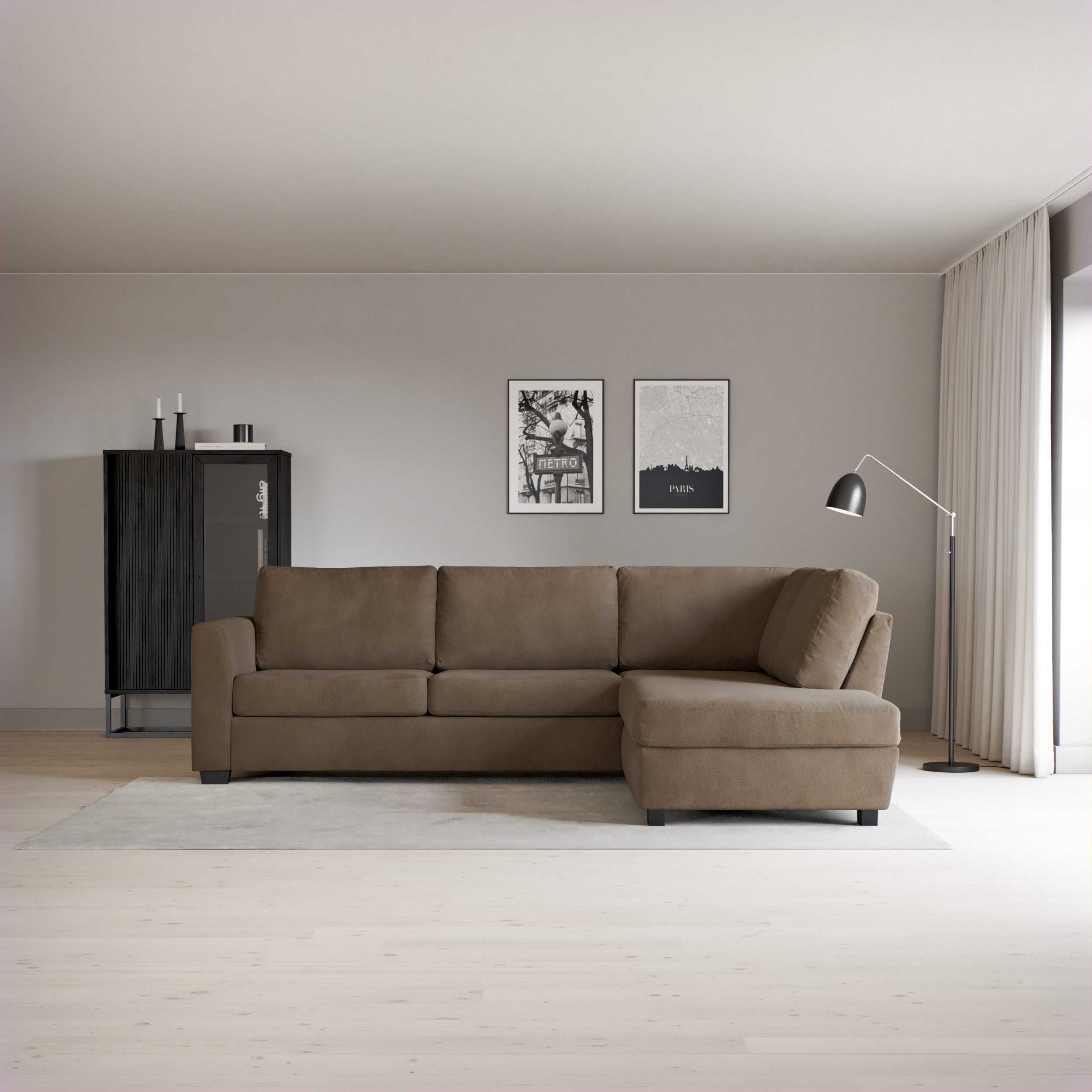 Friday - 2,5-sits soffa med divan höger - inspiration
