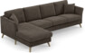 Eden - 3-sits soffa med schäslong - Gul