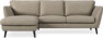 Madison Lux - 2-sits soffa med schäslong vänster - Beige