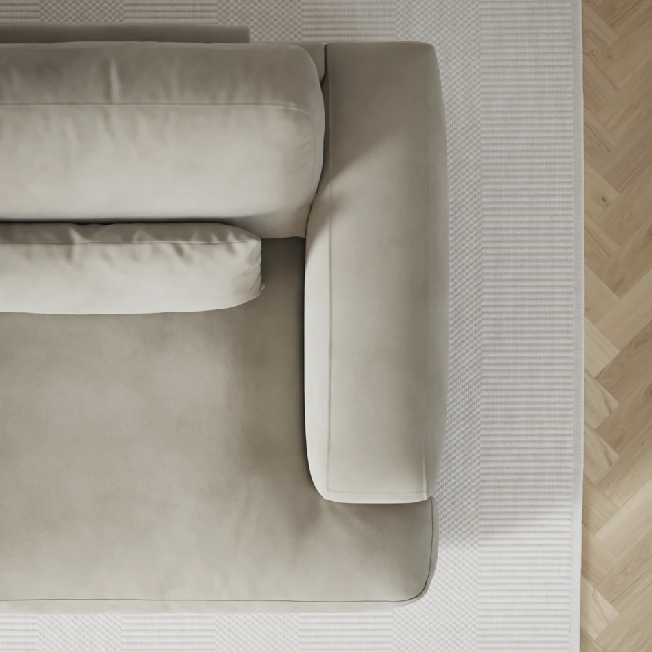 Noma - 3-sits soffa - Grå