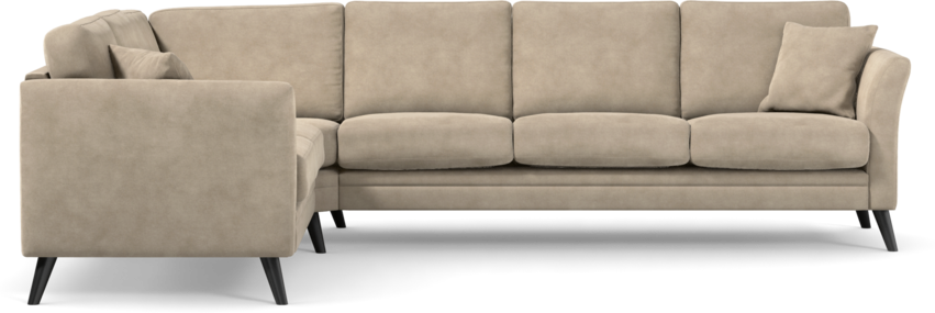 Eden - Hörnsoffa 2+3 - Brun