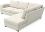 Friday - 2,5-sits soffa med divan höger - Vit