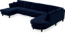 Eden - 3-sits soffa med schäslong vänster och divan höger - Blå