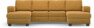 Friday - 2-sits soffa med två schäslonger - Gul