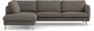 Madison - 3-sits soffa med divan vänster - Brun