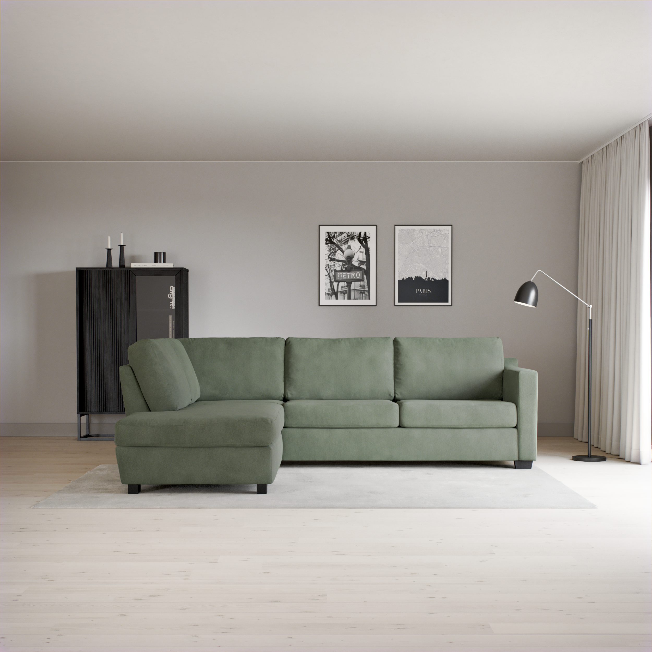 Friday - 2,5-sits soffa med divan vänster - inspiration