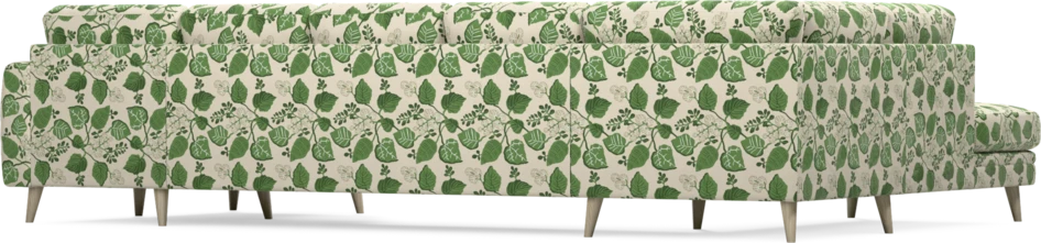 Eden - 3-sits soffa med divan vänster och schäslong höger - Flerfärgad