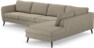 County - 3-sits soffa med divan höger - Beige