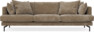 Harper - 4-sits soffa - Brun