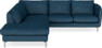 Madison - 2-sits soffa med divan vänster - Blå
