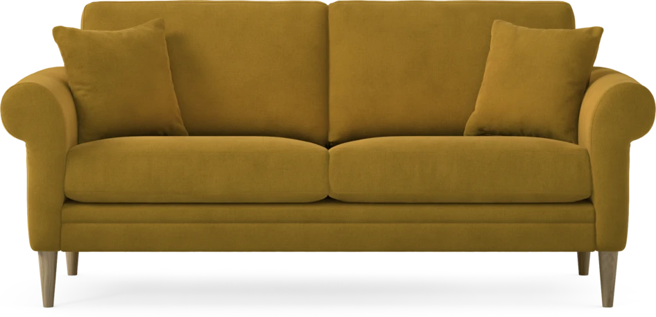 Eden - 2,5-sits soffa - Gul