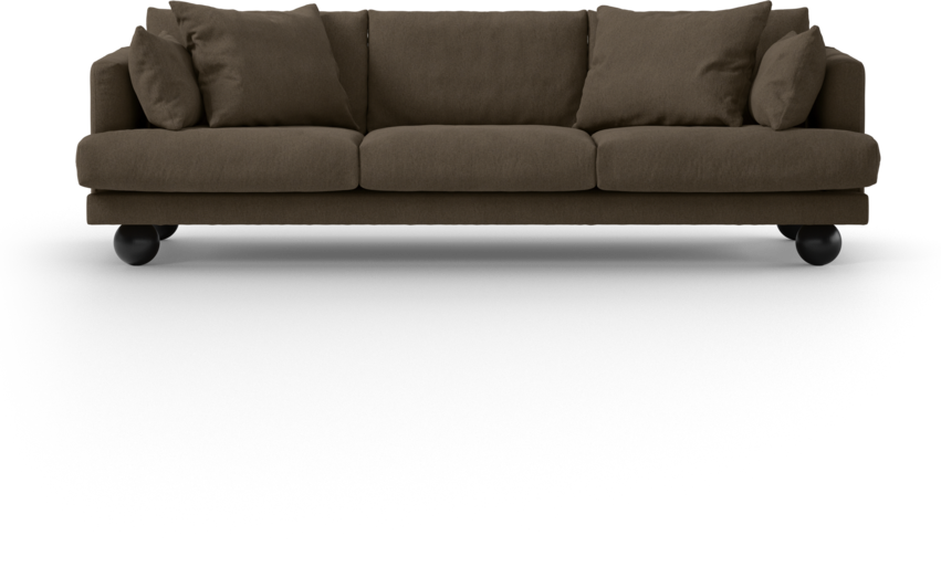 Harper - 4-sits soffa - Brun